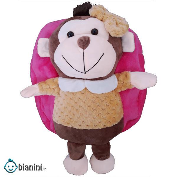 کوله پشتی عروسکی طرح میمون مدل 004