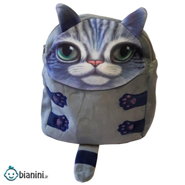 کوله پشتی کودک طرح گربه کد 301