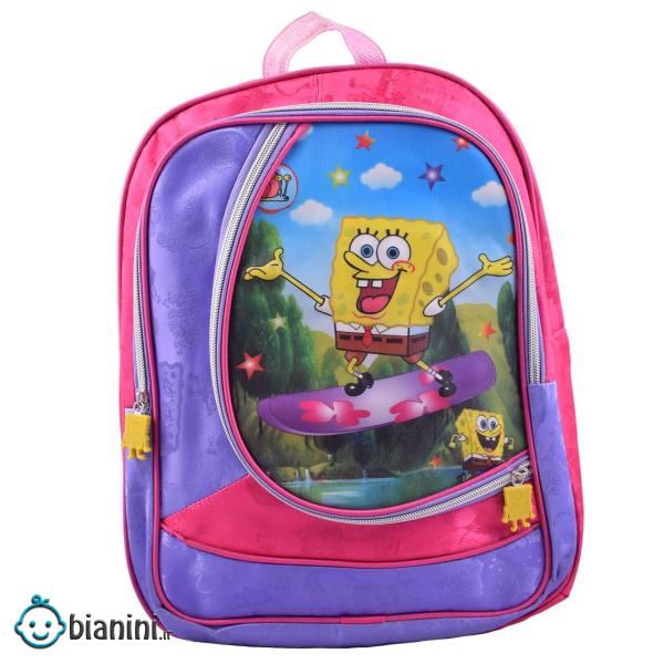 کوله پشتی کودک مدل باب اسفنجی کد2191