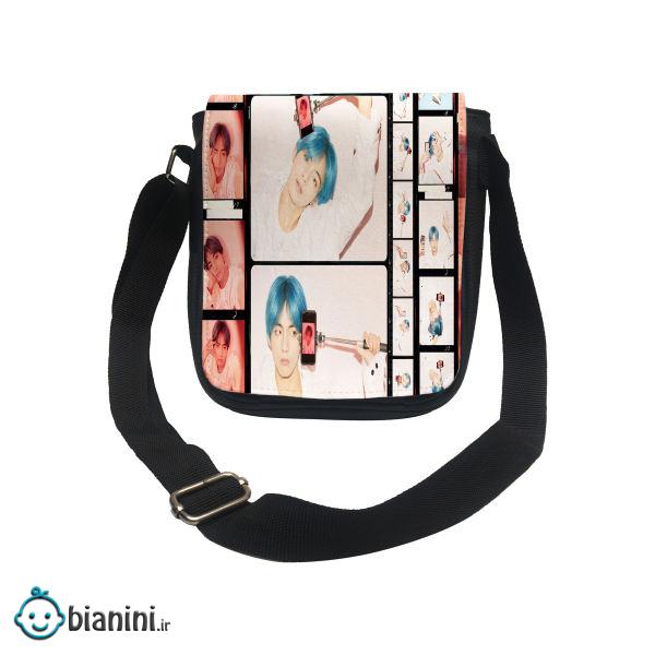 کیف دوشی دخترانه طرح bts کد d166