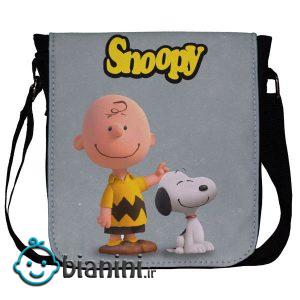 کیف دوشی طرح Snoopy کد 1056