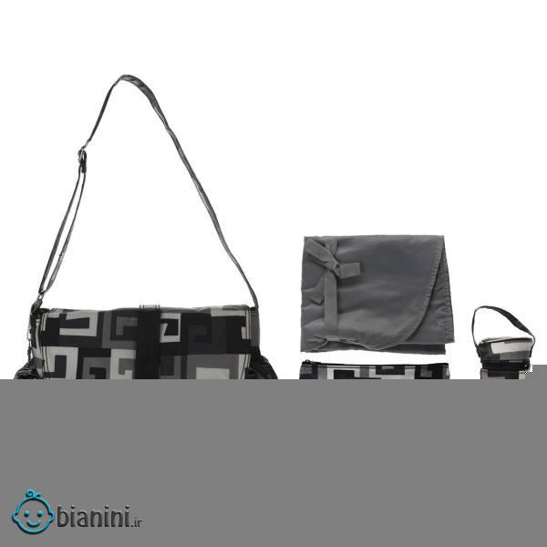 کیف لوازم کودک کالنکام مدل5- 2960 Maze Black And White
