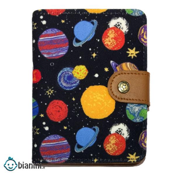 کیف پول دخترانه مدل کهکشان کد kk-kpk-029