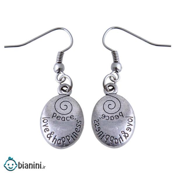 گوشواره دخترانه بازرگانی میلادی کد GZN_114