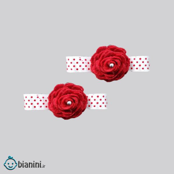 گیره مو دخترانه مدل 143 بسته 2 عددی