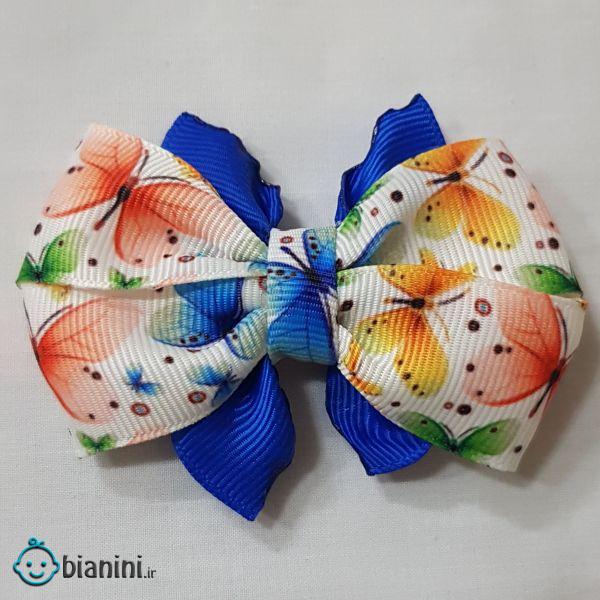 گیره مو دخترانه مدل پروانه ای کد 2