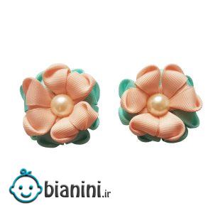 گیره مو دخترانه مدل گل بسته 2 عددی